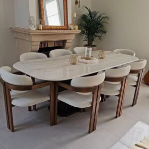 Marble Top Dining Table