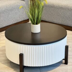 Modern-Round-Wooden-Coffee-Table-Kshs. 25,000