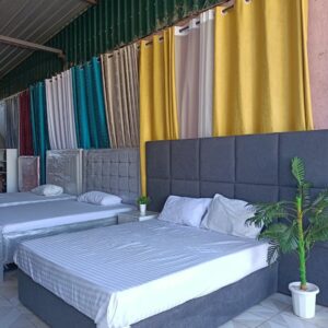 Chester Bed With Extended Headbord Design (Queen Size)