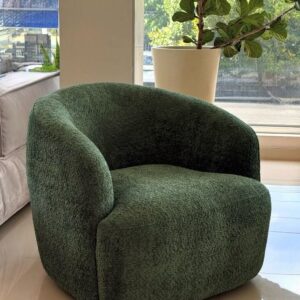 urved Arm Accent Chair