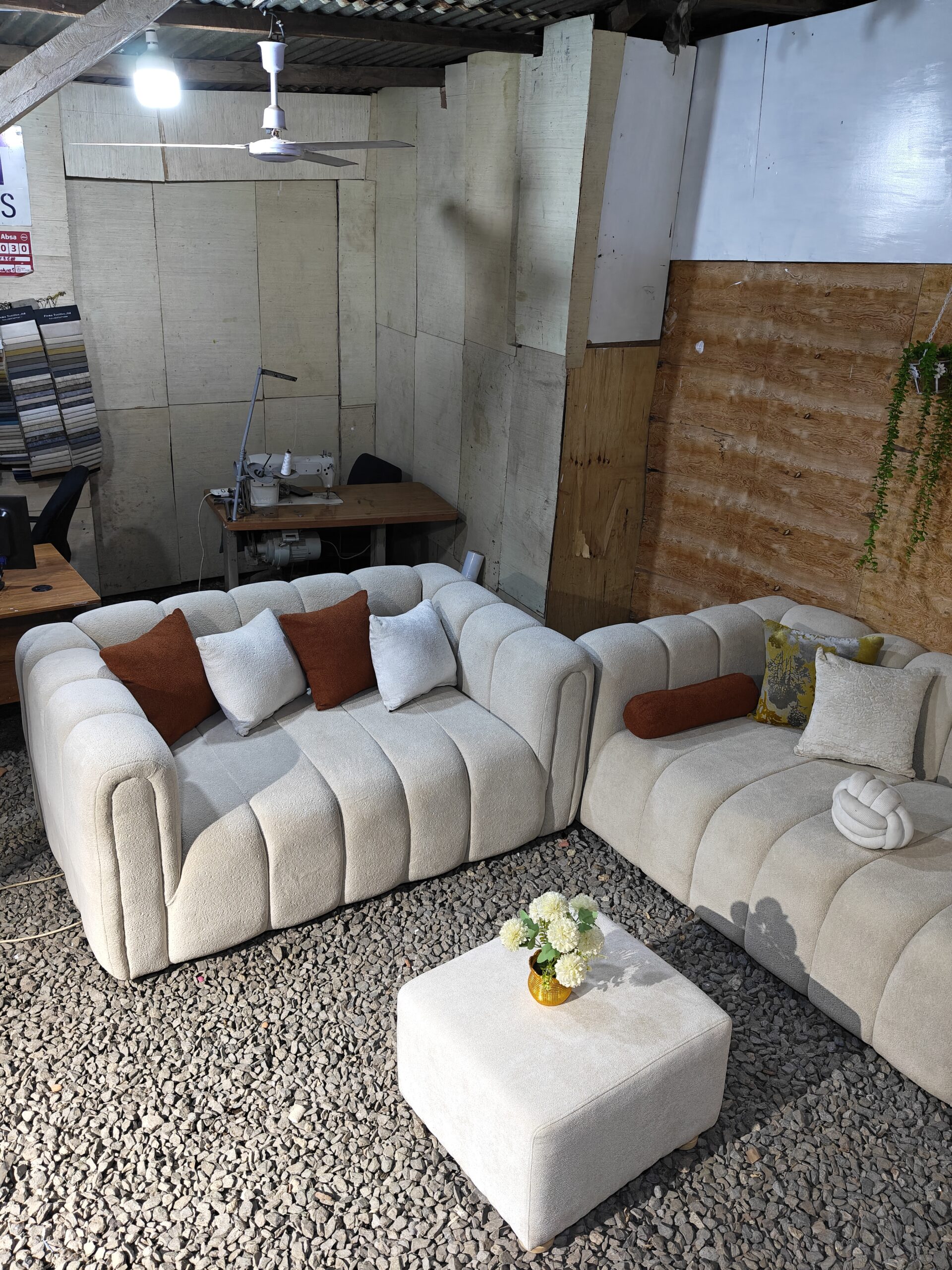 Luxury 5 seater bubble couch with high-density foam for comfortable seating