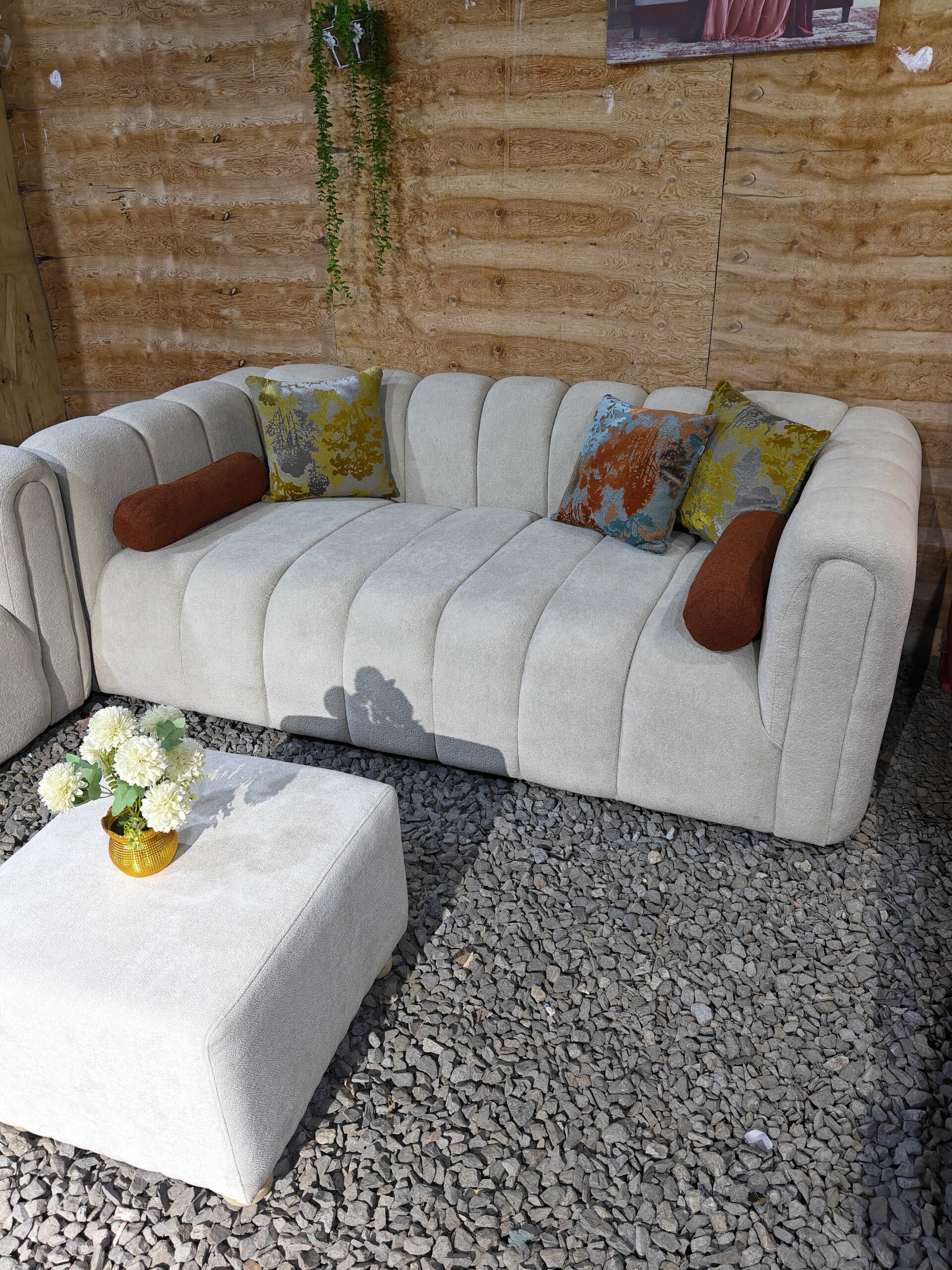 Stylish 3+2 bubble sofa set for a modern living room in Kenya