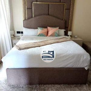 The Royal Crest 5x6 Curved Headboard Bed
